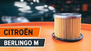 Wie CITROËN BERLINGO Box (M_) Dieselfilter Diesel und Benzin selber wechseln - Tutorial