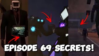 EPISODE 69 SECRET SENSES ANALYSIS! SKIBIDI TOILET 69 ALL SECRETS & EASTER EGG THOERY