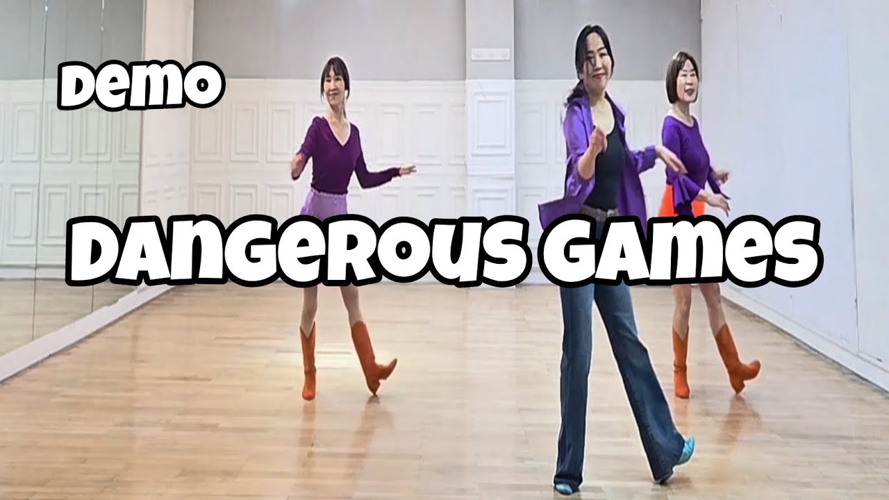 Dangerous Games - Line Dance (Demo) | Intermediate | Maggie | Simon 