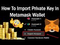 How To Import Private Key In Metamask | How to Import MyEtherWallet