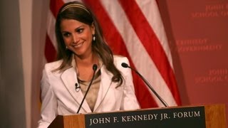 Queen Rania at The Kennedy School of Government - Harvard University