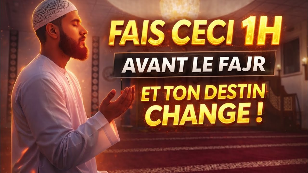L’HEURE LA PLUS PUISSANTE DE TA VIE – 1H AVANT LE FAJR”
