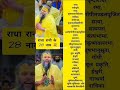 राधा रानी के 28 नाम || radha rani ke 28 naam#radha​#radharani​ #premanandjimaharaj​#viral​#yt​#feed​