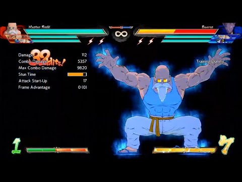 DBFZ Roshi TOOK IT IN THE BUTT! TRT clinic combos stop praying for grandpa already!