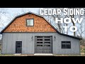 How To Install Cedar Shake Siding // Dream Workshop Build (Part 1) // DIY