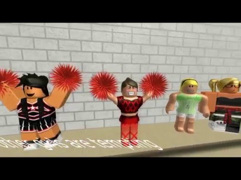 Roblox Music Video Cheerleader - girls red cheerleading outfit roblox