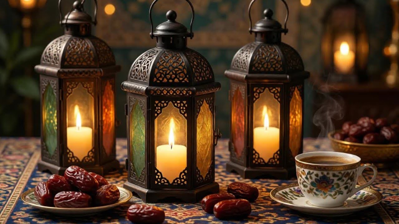 أجواء رمضانية ساحرة  موسيقى رمضانية مع خلفيات فوانيس بأجواء روحانية