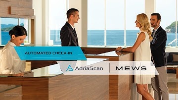 AdriaScan - Mews passport/ID scanner interface