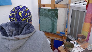 (PART 1) LIVE Korg Kross 2 Music For Painting Artist Video