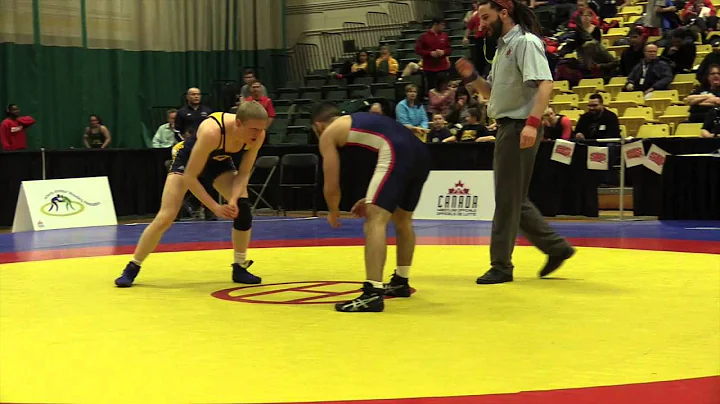 2015 CIS Championships 61 kg Bronze Zack Falcioni vs Peter Shannon