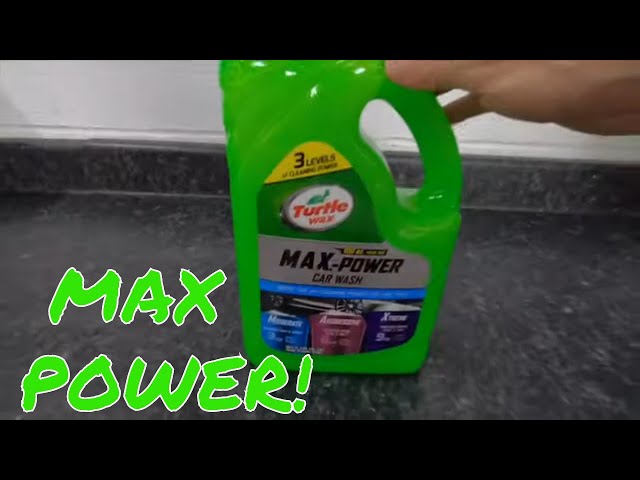 Turtle Wax Max Power Car Wash! How I use It. 3 Levels Of Cleaning Power! 