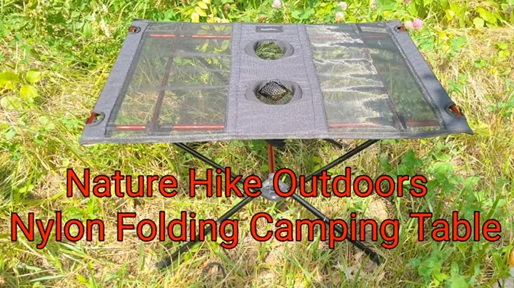 Nature Hike Outdoors Nylon Folding Camping Table
