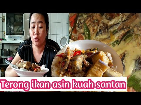 Santan Terong Ikan Asin