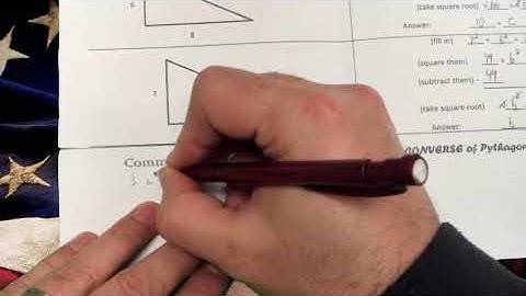 Unit 8 2 Pythagorean Theorem and its Converse