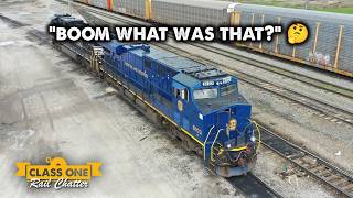 Runaway Gondola Wrecks a Locomotive!