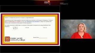 Module 17 3A Determine Solutions to Systems Using Substitution