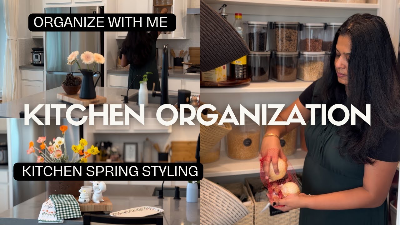 KITCHEN ORGANIZATION IDEAS |KITCHEN ORGANIZERS| SPRING DECOR
