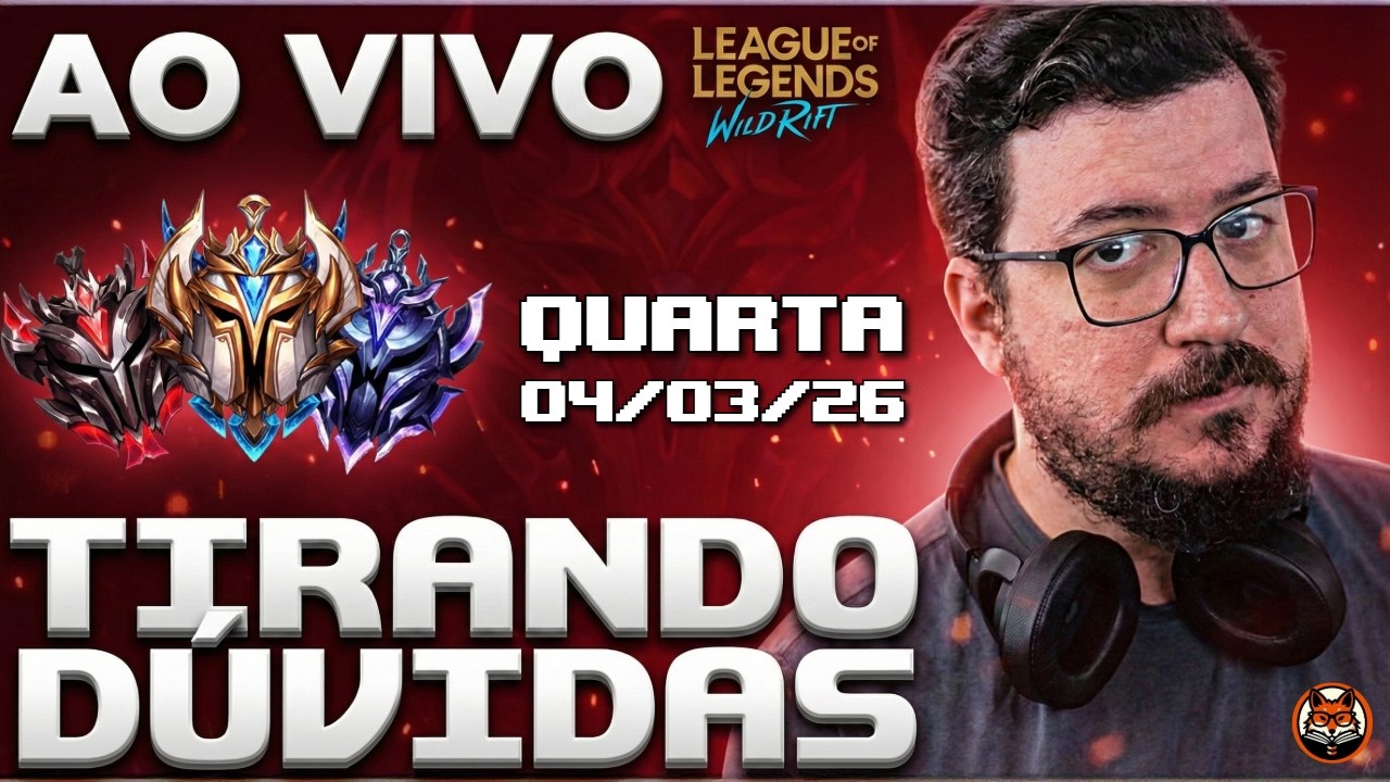 Subindo e Tirando Dúvidas - Wild Rift Ao Vivo