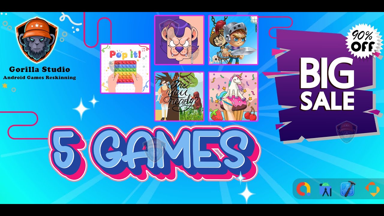 5 Buildbox Templates Games - Big Sale Bundle : Android / IOS