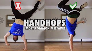 Handstand to Handhops - Most Common Mistakes