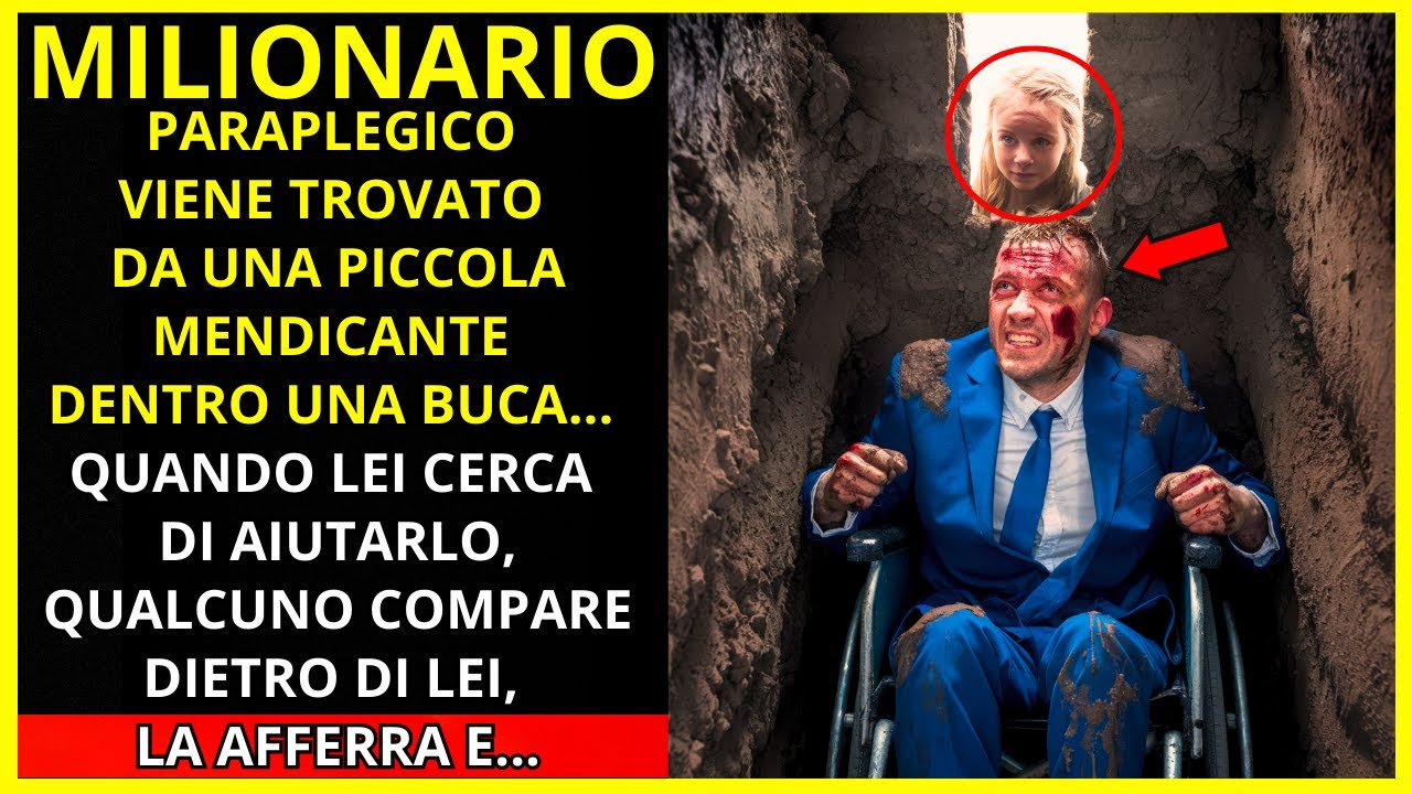 PICCOLA MENDICANTE TROVA UN MILIONARIO SU SEDIA A ROTELLE DENTRO UNA ...