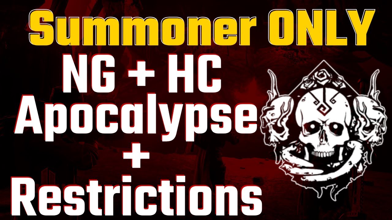 Summoner Only + Restrictions | New Game - HardCore - Apocalypse - Remnant 2