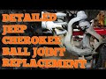 Detailed JEEP CHEROKEE BALL JOINT REPLACEMENT