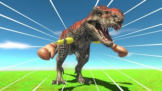 FIGHTING A T-REX WITH BOXING GLOVES! (Animal Revolt Battle Simulator)