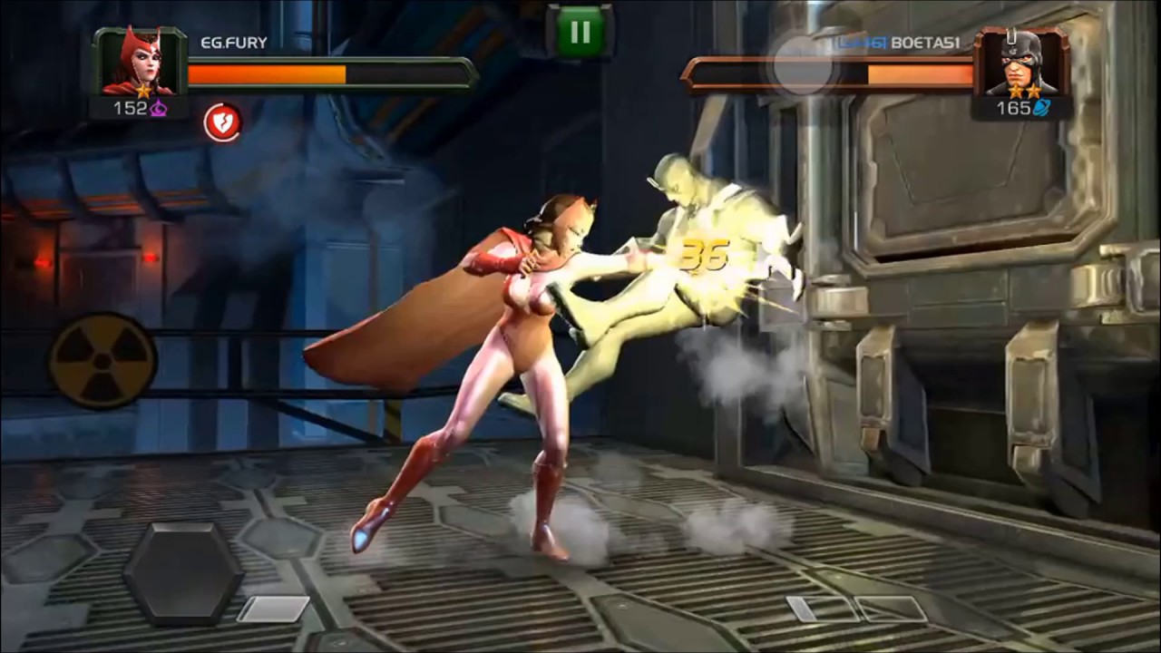 Scarlet Witch vs Black Bolt 1 Star vs 2 Star 152 vs 165 3 vs 3 Marvel Contest of