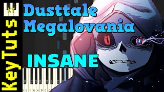 DustTale Megalovania - Insane Mode [Piano Tutorial] (Synthesia)