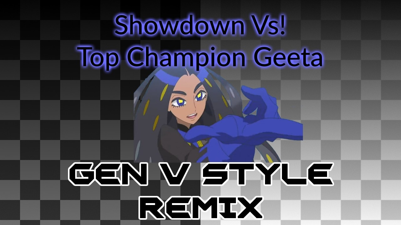 Pokemon SV - Showdown vs! Top Champion Geeta - Gen 5 Style