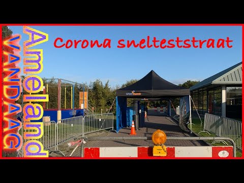 Corona snelteststraat op Ameland