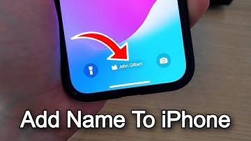How To Add Your Name to iPhone Lock Screen — EASY GUIDE