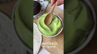 Mayonesa de aguacate 🌿 #mapetitebouchee #receta #salsaverde #recetassaludables #viral