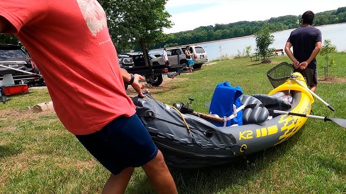 Can An Inflatable Kayak Really Work? | Intex Challenger K1 Kayak | Kayaking  Adventure - YouTube | Kajaks