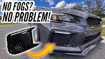NOBLE DRL BEZEL W/ NO FOGS INSTALLATION | SUBARU | WRX | STI | 2018-2021