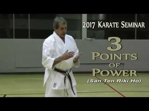 3 Points Of Power - 2017 Karate Seminar By Malcolm Dorfman Sensei - 9Th Dan