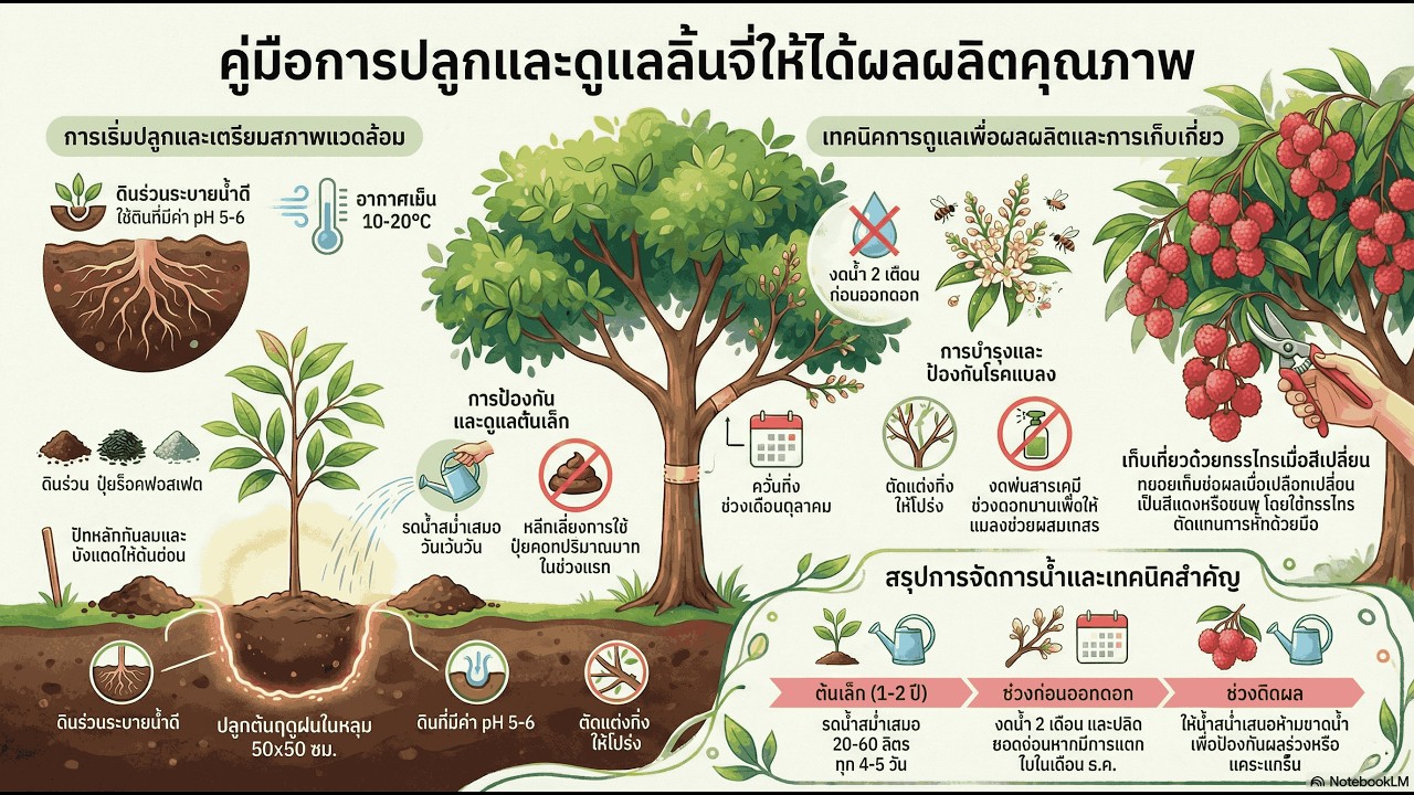 คู่มือการปลูกและดูแล 