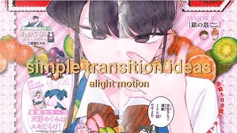 Simple Alight Motion Transition Ideas • 1