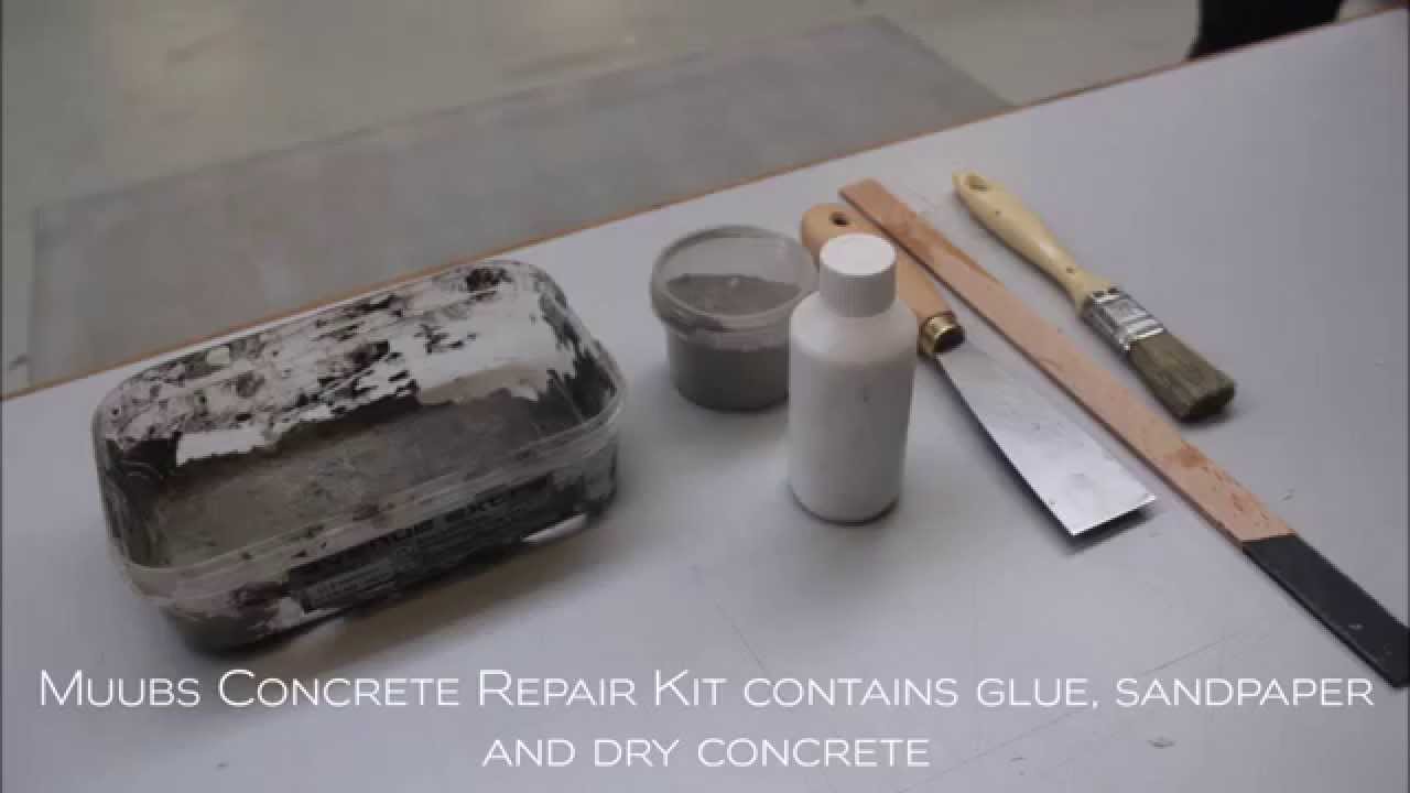 HOW TO: Repair fiber concrete - YouTube
