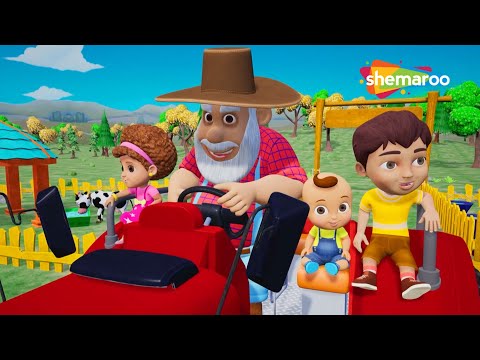 Old Macdonald 3D Rhymes | English Rhyme for Kids | Baby Song | Shemaroo Kids Junior