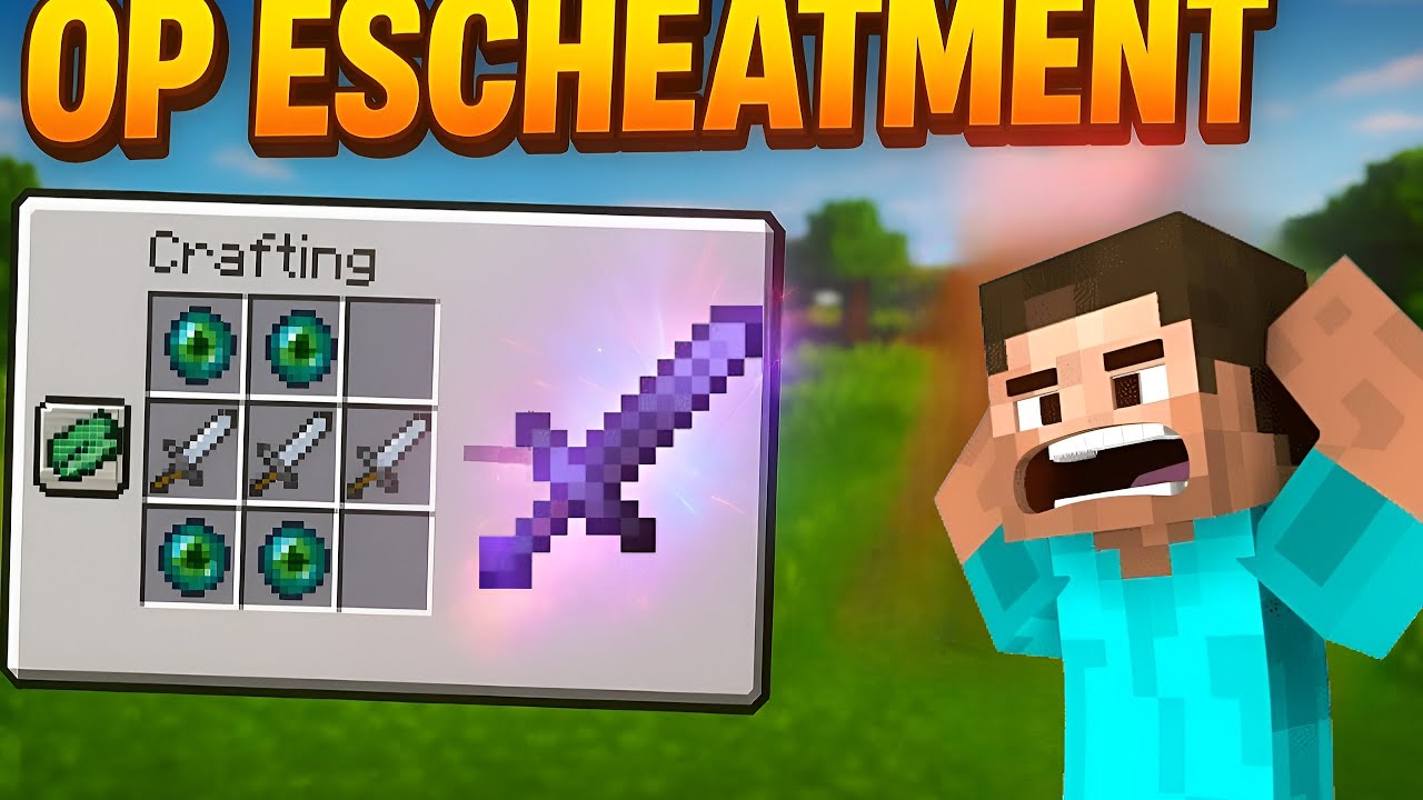 Minecraft but I Made My Own Custom Enchantments..