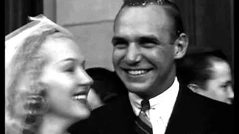 Jackie Coogan gets Married to Betty Grable 1937