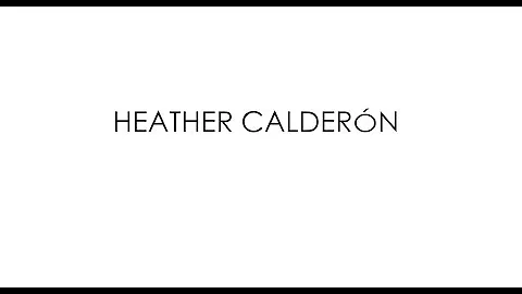 HEATHER CALDERON