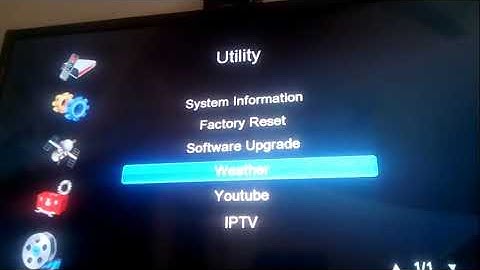 How To open hidden menu in Set Top Box Pin Code 6605 for Gx6605 chip box