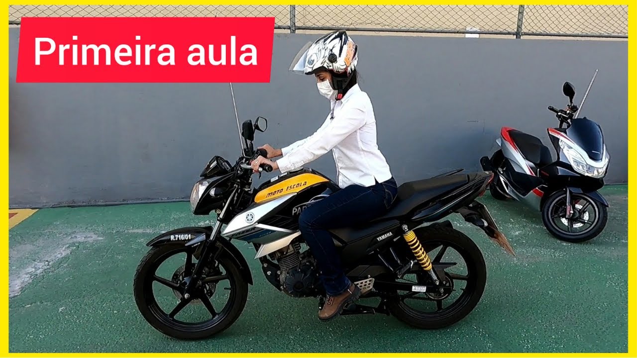 Primeira aula de Moto ep.1