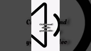 Download Lagu Cricket sound effect for #youtube videos# MP3