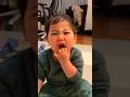 初ワサビに悶絶する1歳児