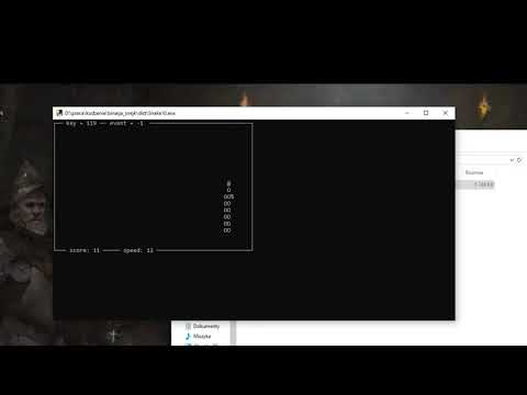Snake game in Python with Curses