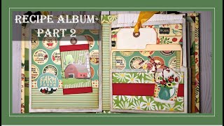 Recipe Mini Album Part 2